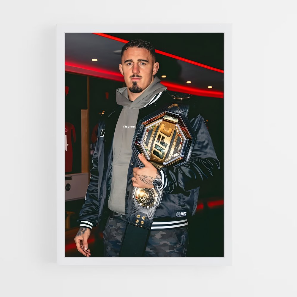 Poster Tom aspinall – affiche MMA (vue 3)